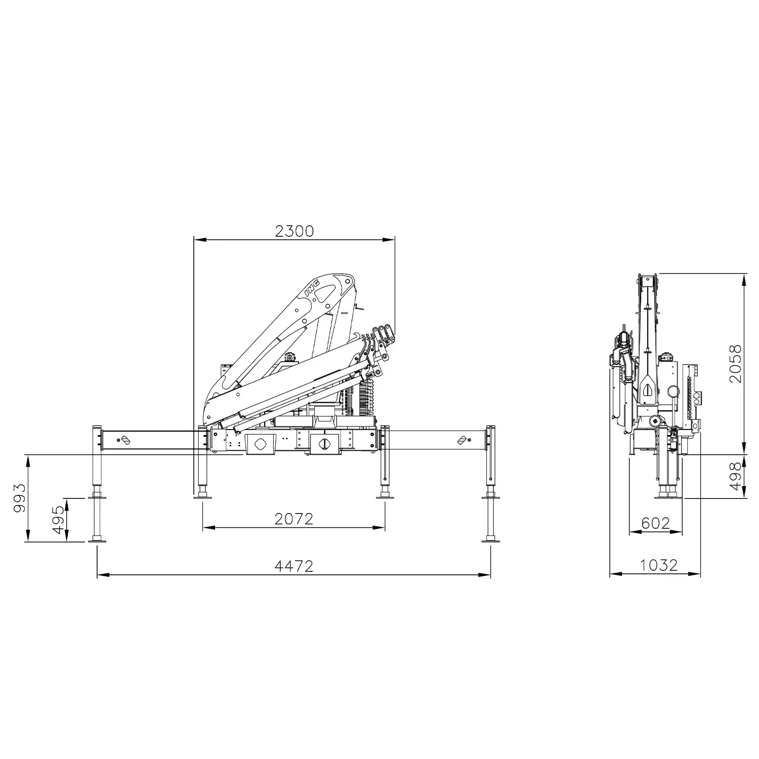 Dimensiones Grua 10.500